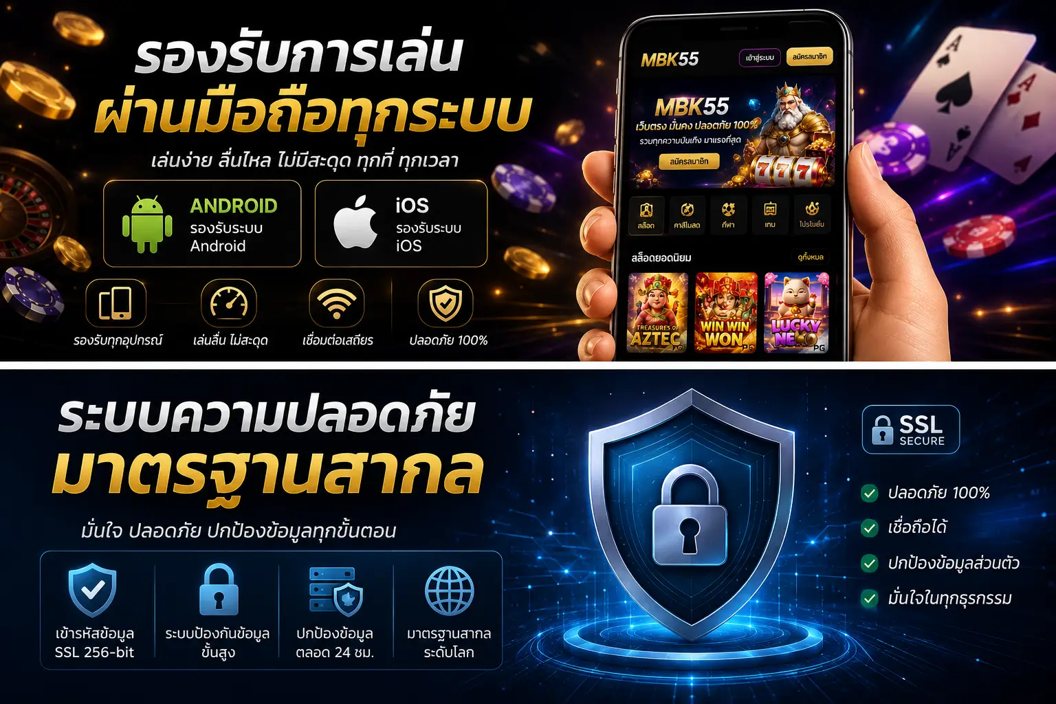 MBK55 เว็บตรงไม่ผ่านเอเย่นต์ รองรับมือถือ