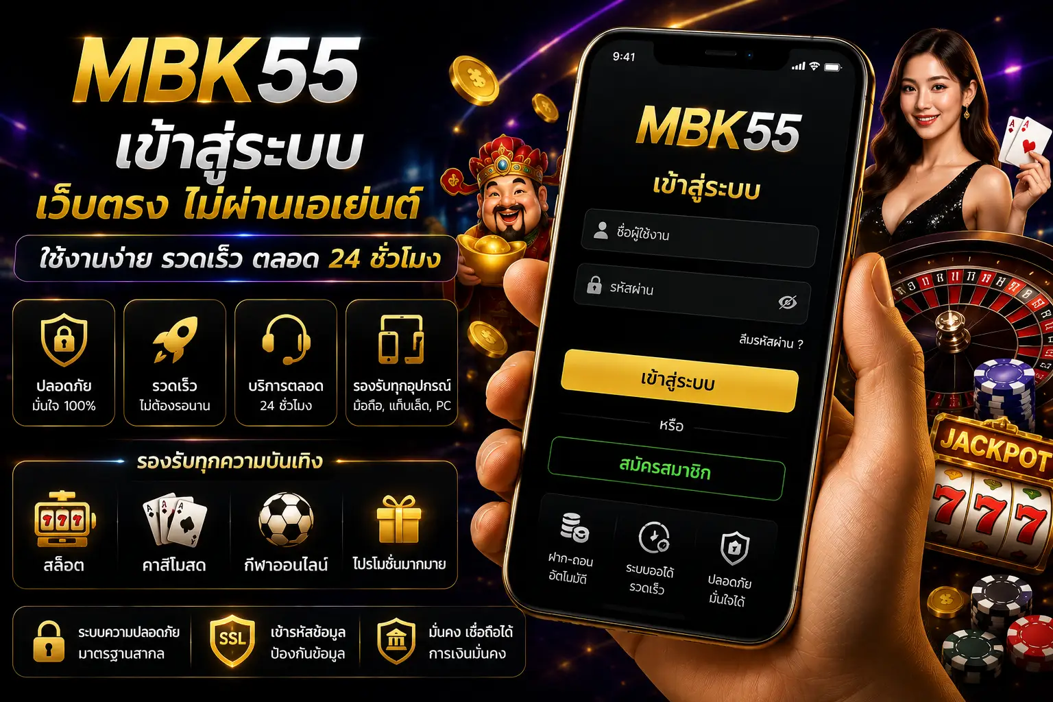 เข้าสู่ระบบ MBK55 เว็บตรง ใช้งานง่าย รวดเร็ว ตลอด 24 ชั่วโมง